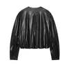 Moda Casual Versátil de Moda para Mujer con Chaqueta tipo Globo de Cuero Sintético 6318037 - Nueva Primavera 2026 - Transfronteriza Aliexpress
