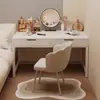 Penteadeira quarto de menina escrivaninha simples pequena mesa para computador quarto de aluguel penteadeira estilo creme mesa de toucador
