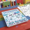 Nuevo producto transfronterizo: 10 hojas/paquete Set de Búsqueda y Coloración País de las Maravillas Invernal, Papel de Colorear Divertido para Emparejar Imágenes
