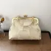 Moda Nova Primavera/Verão 2026 Chique Elegante Corrente de Luxo Leve Versátil Simples Ombro Único Transversal Manual Fecho Bolsa Cintura