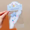 Presilha de Cabelo Infantil Nova Sanrio Desenho Kuromi Melody Laço Removível Adesivo Mágico