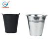 Balde de armazenamento de louça estilo americano, balde de armazenamento de mesa, balde de metal, balde pequeno de ferro