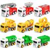 Mini caminhão de engenharia inercial infantil escavadeira caminhão betoneira caminhão de bombeiros caminhão de saneamento caminhão basculante de lixo terno vendas diretas