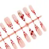 Estampado de Leopardo Cereza Relieve Estéreo Ojo de Gato Alta Calidad Elegante Estilo Girly Estilo Hermana Mayor Manicura 30-t Esmalte de Uñas Portátil