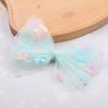 Acessórios de Cabelo Infantil Laço Doce de Flor de Cerejeira Grampo de Cabelo Primavera e Verão Moda Princesa Grampo de Cabelo Adorno de Cabeça para Menina Material DIY