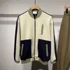 Jaqueta masculina com costura de cor contrastante primavera e outono moda jovem Pu Shuai solta plus size casual versátil jaqueta baseball