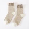 Calcetines Zhuji otoño e invierno calcetines de lana supergruesos calcetines gruesos cálidos para hombre tubo con forro polar resistentes al frío felpa calcetines de nieve