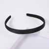 Diadema hecha a mano diadema de plástico diadema de plástico negro tela de plástico se puede ampliar y alargar fábrica de diademas venta al por mayor directa
