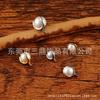Anillo nasal de tres garras con perla de titanio F136, anillo para labio, uña nasal, tabique nasal, joyería para punción de aleación de titanio G23, anillo para hueso de oreja, uña de labio