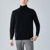 Suéter de Cachemira Orth-Made para Hombre Otoño e Invierno Nuevo Medio Cuello Alto Holgado Casual Mediana Edad Cachemira Pura Suéter Base