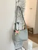 Bolso de moda coreana elegante para mujer con estampado de lichi, bolso tipo dumpling, nuevo bolso de hombro y cruzado simple de verano 2026 para el día a día