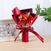 Dia dos Namorados Chinês Pequeno Buquê Flor de Sabão Rosa Lembrancinha de Casamento Presente Atacado Flor Artificial Essencial para Casamento