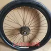 Conjunto Completo de Rodas Traseiras de Bicicleta, Acessórios, Pneus, Aros, Montagem de Freio V-Brake para Freio a Disco, Conjunto de Roda Traseira para Mountain Bike 26 polegadas