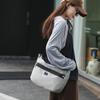 Bolsa de lona de marca de moda bolsa de ombro de grande capacidade bolsa mensageiro masculina casual fashion estilo workwear bolsa mensageiro simples personalizada