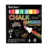 Plumón de tiza líquida para tableros fluorescentes LED, borrable, colorido, a base de agua, secado rápido, impermeable, para publicidad, graffiti y pintura DIY