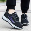 Zapatos para Mujeres Mayores, Antideslizantes para Primavera y Otoño, Zapatos sin Cordones para Madres de Mediana Edad y Mayores, Zapatos Cómodos para Caminar, Zapatos Deportivos Ligeros con Suela Suave para Papá