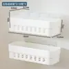BNBSPonteira Sem Furos Montada na Parede Cesta de Armazenamento para Cebolinha Gengibre Alho Caixa de Armazenamento de Gengibre Doméstica Cesta de Armazenamento Montada na Parede da Cozinha