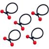 Corda de cabelo infantil, faixa de cabelo feijão vermelho não machuca o cabelo, trança, adorno de cabeça, corda de cabelo para menina, trança torcida, elástico de alta elasticidade