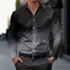 Camisas europeas y americanas de manga larga no planchables para negocios transfronterizos con tacto texturizado, nuevas camisas de hombre de alta gama para primavera y otoño, directo de fábrica