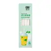 Popotes Gruesos Desechables Personalizados, Popotes Biodegradables para Tiendas de Té de Leche, Empacados Individualmente, Uso Comercial, Diámetro Grande/Tubo Grueso