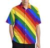 Camisa de praia neon com estampa digital de comércio exterior, camisa havaiana casual com estampa de leopardo, camisa masculina plus size, manga curta
