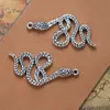 Accesorios DIY 53*26MM aleación accesorios de serpiente colgante collar hip-hop para hombre estilo punk cadena de suéter personalizada colgante