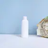 Garrafa Transparente Branca de Ombro Arredondado para Animal de Estimação 100ml 500ml com Bico Pontiagudo, Garrafa de Apertar, Garrafa para Pintura com Gesso, Garrafa para Tratamento Capilar