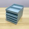 Office Desktop Storage Box A4 File Finishing Multifunctional Sundries Storage Box Estudante Papelaria Rack de armazenamento de plástico