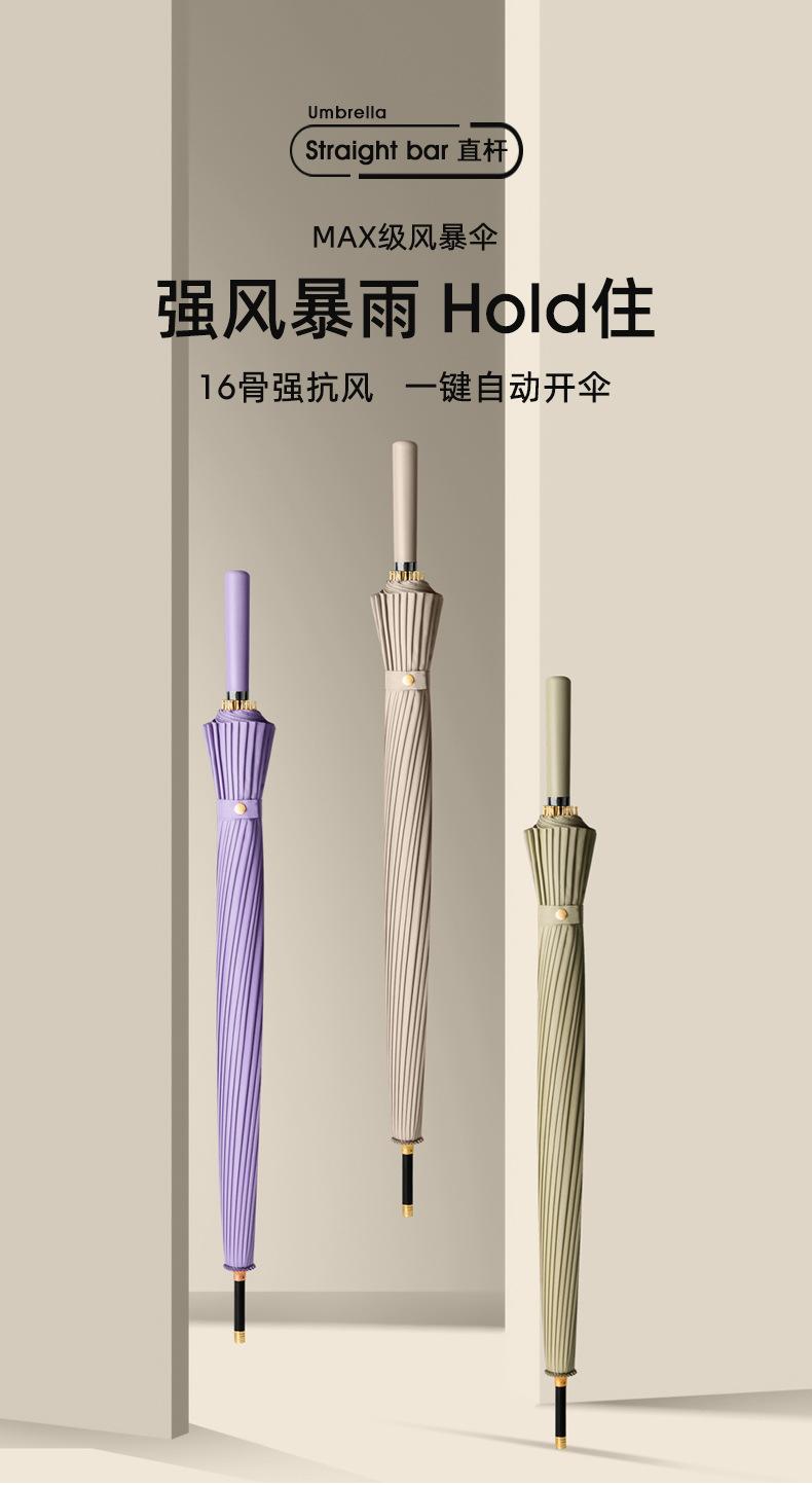 16骨皮手柄直杆伞--米色色_01.jpg