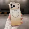 Funda de Teléfono Magnética Fina con Purpurina de Cielo Estrellado Transformable al Instante para Apple 17PROMAX Tendencia 16PRO Acrílico 11/12