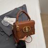 Bolsa Quadrada Pequena Estilo Novo 2026 para Mulheres, Bolsa de Mão e Bolsa Transversal Fashion, Bolsa Estilosa de Couro PU, Bolsa Feminina para o Dia a Dia, Bolsa Feminina de Nicho