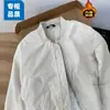 Chamarra corta tipo americana transfronteriza para hombre, adecuada para primavera, otoño e invierno, abrigo de algodón grueso acolchado, chamarra de algodón de marca moderna, chamarra de béisbol