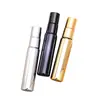 Frasco spray de vidro UV eletrogalvanizado de 10ml com 17 tubos, portátil para perfume, água cosmética
