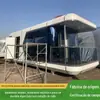 Canteiro de Obras Casa Contêiner Residencial Espaço de Pouso Móvel Cápsula Espacial Cápsula Espacial Panorâmica Familiar Hospedagem