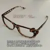 Armação de óculos estampa de leopardo gatinho sem lentes Y2k fofo liso tartaruga óculos redondos armação decorativa ins vintage