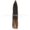 Extensiones de Cabello Rizado Largo con Trenzas Profundas de Verano de 12 pulgadas 22 pulgadas Fibra Sintética Africana Cabello para Crochet Pelucas para Mujeres
