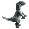 Disfraz de dinosaurio inflable Tiranosaurio Rex de dibujos animados para niños, disfraz de actividad escolar estilo TikTok, atuendo de mascota para actuación