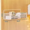 Estante de Almacenamiento Montado en la Pared, Solución de Almacenamiento sin Taladro para Dormitorio Universitario, Cesta Colgante de Pared para Mesita de Noche de Dormitorio Universitario