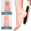 Placa de Pie de Madera Exfoliación de Doble Cara Gruesa y Fina Raspador Mango de Madera Pedicura Molinillo de Pedicura Cuidado del Pie Herramienta de Pedicura
