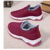 Zapatos de Tela de Invierno del Viejo Beijing para Mujer con Forro Polar Engrosado para Caminar para la Mediana Edad y la Tercera Edad Cálidos Antideslizantes Botas de Algodón para Mujer Zapatos de Algodón para Madre