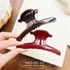 Pinza de Tiburón de Acrílico de Alta Gama y Elegante, Pasador Retro de Moda para Recoger el Cabello en la Parte Trasera de la Cabeza, Accesorio para el Cabello para Mujeres