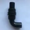 Codo de Entrada de Agua para Acuario Salida Lateral de Tubo de Ducha de Lluvia Accesorios de Filtro Conector de Entrada/Salida de Agua para Hombro de Acuario