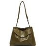 Bolso de Gran Capacidad para Mujer Verano Versátil 2024 Nuevo Bolso de Hombro Textura de Alta Gama Popular Clase Trabajo Ropa Bolso Tote