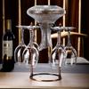 Decantador de vino estilo europeo creativo de lujo patrón martillado Decantador copa de vino copa de vino vidrio doméstico separador de vino