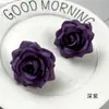 Cabezas de Flores de Rosa Pequeñas tipo Rocío Artificial para Decoración del Hogar, Arreglos Florales, Accesorios para el Cabello DIY, Materiales para Coronas y Accesorios