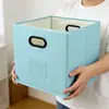 Caja de Almacenamiento Impermeable de Tela Oxford, Organizador de Escritorio Escolar de Gran Capacidad, Caja de Almacenamiento Plegable tipo Cajón Espeso