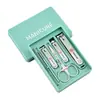 Set de Cortauñas Anti-Salpicaduras de 6 Piezas Acero Inoxidable Herramientas para Manicura y Pedicura Caseras Venta al por Mayor Transfronteriza Arte en Uñas