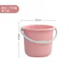Cubo de Almacenamiento de Agua para el Hogar Portátil Multifuncional de Plástico Cubo de Agua Cubo para Dormitorio Estudiantil Juego de Cubetas Cubo para Ducha Cubo para Lavandería