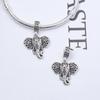 Novo Bracelete Clássico de Elefante Mais Vendido Transfronteiriço Banhado a Prata Antiga com Contas Pingente Acessórios Personalizados Mais Vendidos para Comércio Exterior
