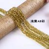 Fábrica atacado AB cor cristal contas planas superfície cortada contas diy roda de vidro contas roupas acessórios para cabelo